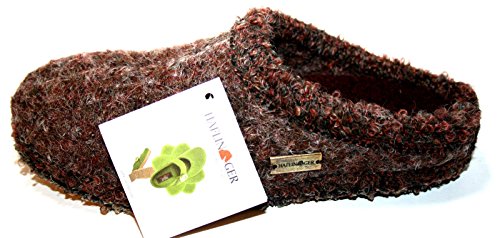 Haflinger Walktoffel Trumpf 617007 Herren Hausschuhe Rot (bordeaux 6009)