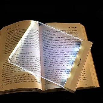 Generic Cold White : LED book light Night reading lamp Creative Reading Light Protect Eyes LED Novelty magic Night Portable Car Travel Panel Lights
