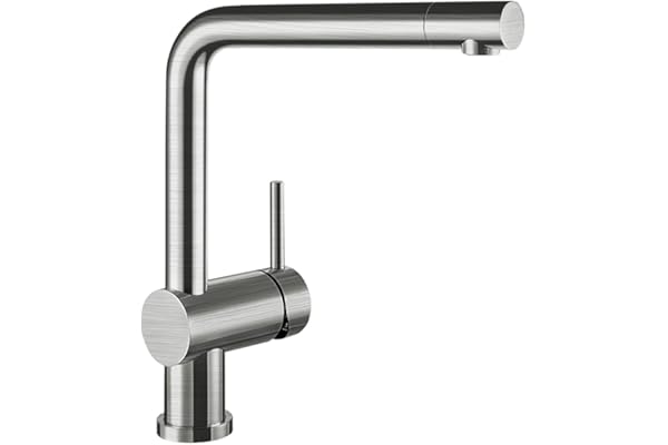 BLANCO LINUS 517183 Robinet, en Acier Inoxydable Brossé, Haute Pression