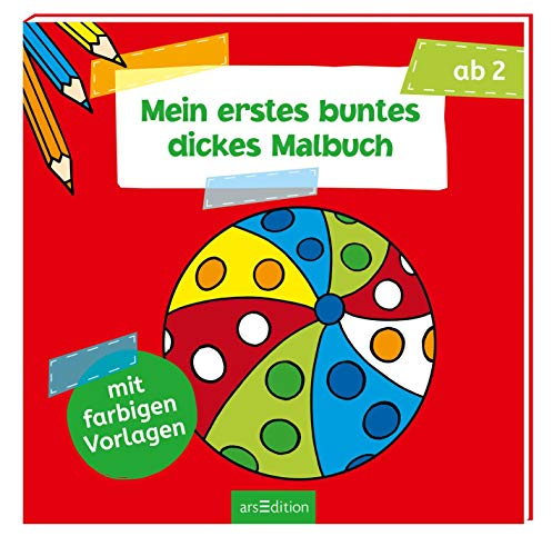  Foto zu Mein erstes buntes dickes Malbuch ab 2: Mit farbigen Vorlagen 