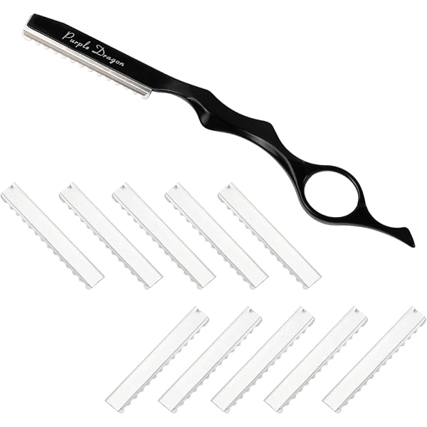 Haar-Ausdünnungs-Rasierer Aus Edelstahl – Scharfe Klinge Für Federschnitte, Profi-Werkzeug Fürs Hairstyling