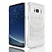 Produktbild Samsung Galaxy S8 Plus Hülle, Ontseev [Weiß Mandala Muster Design] Stoßfest TPU + PC Hybrid Schutzhülle Durchsichtig Anti-Kratzer Handyhülle Slim Crystal Backcover Case für Samsung Galaxy S8+ SM-G955F