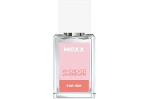 ‎MEXX Mexx Whenever Wherever Woda Toaletowa dla Kobiet, o Świeżym Kwiatowo-Owocowym Zapachu, 15 ml