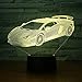 Produktbild Optische Illusionslampe 3d Led Night Light 7 Color Sports Car Desk Dekorationslampen Für Baby-ty-zimmer Kinder Geburtstagsgeschenk