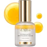 d'alba Piedmont | Italian White Truffle Double Layer Revitalizing Serum, 100 Hour Hydrating Serum, 2-in-1 Dual Solution Serum