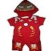 Iron Man Baby Toddler Boy Superhero Comic Romper Party Costume/ Fancy Dress/ Play Outfit. (6-12 Months)