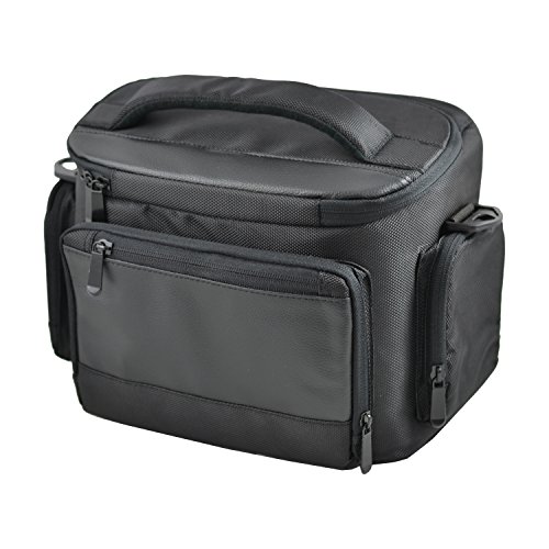 Sac    bandouli  re pour appareil photo DSLR pour Nikon D7100 D3000 D3100 D3200 D5000 D3300 D5100 D5200 D5300 D7000 D810 D750  Noir 