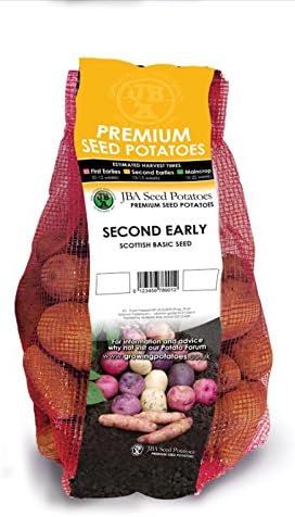 JBA SCOTTISH SEED POTATOES - CHARLOTTE - 2KG (SECOND EARLY) APPROX. 20-25 TUBERS