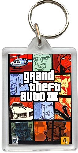 Preisvergleich Produktbild Grand Theft Auto 3 – GTA – Acryl Schlüsselanhänger