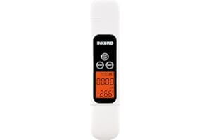 Inkbird Water Quality Tester TDS EC Temperature 3 in 1 Test Meter Digital ITDS-01 Water Test Pen with Backlit LCD Display for Drinking Water Hydroponic Aquarium Swimming Pool Fish Tank Pond RO System