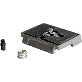 Manfrotto 200PL, 1/4 in&ccedil; vidalı hızlı değiştirme plakası, DSLR ile uyumlu, kompakt sistem kamerası, aynasız, &ccedil;ok renkli
