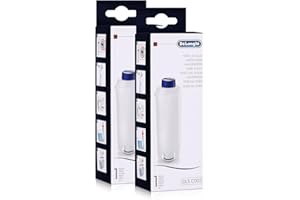 DE'LONGHI DELONGHI DLS C002 Water Filter (Pack of 2) - Improves Taste, Removes Scale & Extends Machine Life