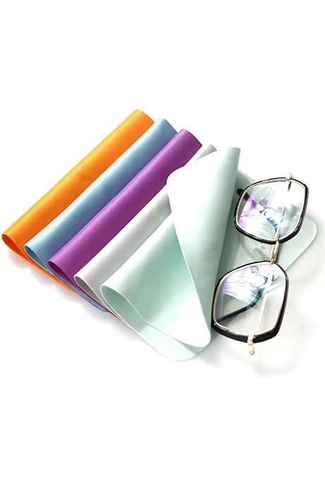 Edison & King - Set 4 Custodie Occhiali In Microfibra Con Panno Pulente Integrato - Foto 11