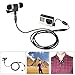 Produktbild Fantaseal Stereo Mikrofon Set für GoPro Mikrofon GoPro Reisen Mikrofon GoPro Interview Mic mit GoPro Mini Stereo Mikrofon 3.5mm Mic-Adapter + Anti-Stoerung ferritring + Mini Mic-Klammer + Tragtasche + Erweitere Kabel f. GoPro Hero 4 / Hero 3 + / Hero 3