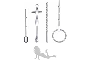 TM-mall Set da 4 Pezzi di Attrezzi per Esercizi di Fitness da Uomo in Metallo