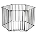 BABY VIVO Comfortable Barrier Metal - Fire guard / heater guard