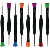 Lunatic 8 Par&ccedil;a HTF Tornavida Seti Tornavida Onarım Aletleri Seti, K&uuml;&ccedil;&uuml;k Tornavidalar, G&ouml;zl&uuml;k, Telefon Saat Tablet Laptop Tam