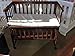 Baby Bassinet with Storage Shelf (Walnut)
