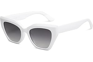 SOJOS Occhiali da Sole da Donna Polarizzati Grandi Occhio di Gatto Vintage Trendy Shades Quadrati Sunnies Gafas de Sole SJ2235