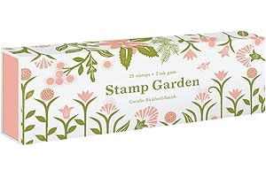 Stamp Garden: (25 stamps, 2 ink colors, assorted plant and flower parts, perfect for scrapbooking, printmaking, diy crafts, and journals)