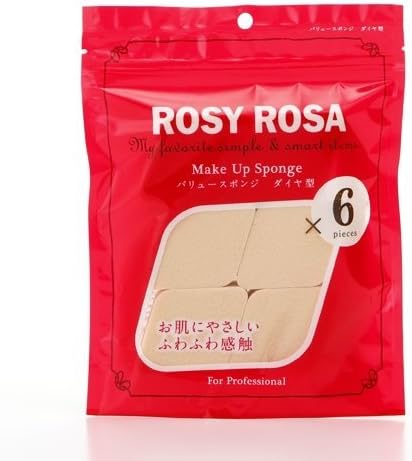 Rosy Rosa Make Up Moist Sponge - Daiya - 6pciGreen Tea Set)