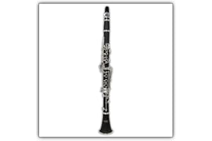 Tuyama® TKB-177 Clarinetto in Si Bemolle - Ebanite - Sistema Boehm - 17 chiavi argentati + Custodia semirigida