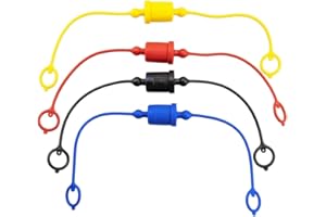 Nagoyuki 4 Set di Tappi Antipolvere e Femmina per Attacco Rapido Idraulico, Cappucci/Tappi Antipolvere In Gomma (-A 1/2 Pollice)