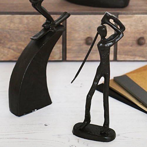 Tutti Decor Golfer Metal Statue Ornament, ideal gift for any golfing Dad or for Fathers Day.