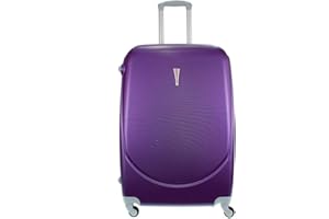 RAVENSUITCASE Maleta Pequeña de Cabina Rígida ABS 4 Ruedas y Cerratura Estructura Ligera Cómoda Asa Telescópica Manija Candado Combinación 20''(53.5x36x19 cm)