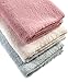 TowelsRus Personalised baby's name on our Soft Hooded Cotton Baby Wrap Towel in White 100% Cotton, 76cm x 76cm embroidered for you