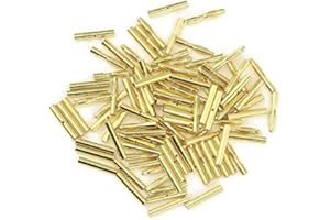 FLY RC 20 Pares Conector Banana de Bala Macho Hembra 2mm 2.0mm Chapado en Oro para Motor ESC Batería Lipo (2mm)