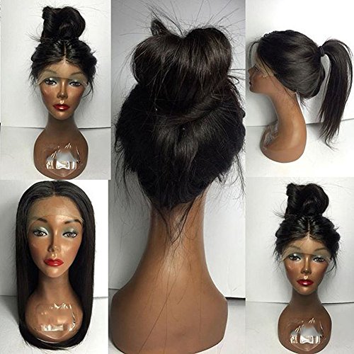 Remeehi 100 % brasilianisches Echthaar volle Spitzen Perücken gebleichte Knoten Seide gerade Spitze Perücken Echthaar für Frauen Baby Haar