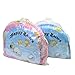 Portable Folding Baby Mosquito Bed Crib Woven Net Infant Super Soft Bed Playpen Canopy Tent with Sleeping Cushion (M, Blue)