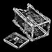 FACILLA® Makeup Storage Box Holder Case Organizer Cosmetic Cotton Pad Acrylic Clear