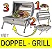 Produktbild XL Holzkohlegrill Grill Klappgrill Gartengrill Partygrill Tischgrill Tonnengrill