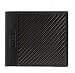 Produktbild Premium RFID Blocker-Schutz Herren Portmonee aus Carbon Fiber und echtem Leder. Stylische Schwarze Geldbörse Qualität.