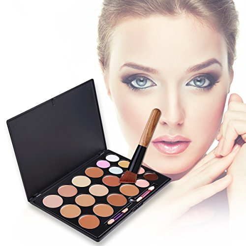 VALUE MAKERS® 20 Farben Makeup Concealer Palette Kosmetik Make-up Creme Corrector Mit Multifunktions Powder Bronzer Concealer Make-up Pinsel - 6