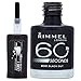 Rimmel 60 Seconds Nail Polish, Black Out