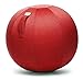 Produktbild Sitzball Stoff VLUV LEIV 65cm Ruby Rot - Hochwertige Sitzbälle / Gymnastikball für Deine Gesundheit und Dein Rückentraining