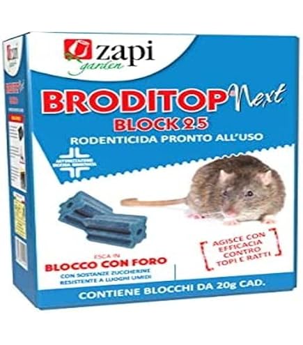 Veleno Per Topi Professionale - Albagarden - Esca Topicida In Grani Rosso X 2 Kg Scacciatopi Ratticida Potente Per Topo 84792772