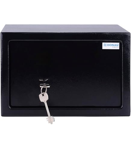 Homesafe HV50E kluisje met elektronisch slot, 50 x 35 x 35 cm (h x b x d), carbon satijn zwart