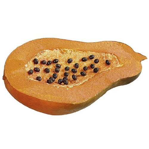 Deko-Woerner Papaya halbe Frucht 17cm