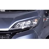 RDX Racedesign Headlight Spoiler Compatible with Citroen Jumper &amp; Fiat Ducato &amp; Opel Movano &amp; Peugeot Boxer (ABS)