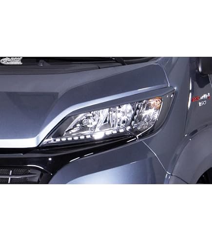 AB3-00053c Carbon Fiber Look Hood Bra For Fiat Ducato, Citroen Jumper, Peugeot Boxer (2014+)