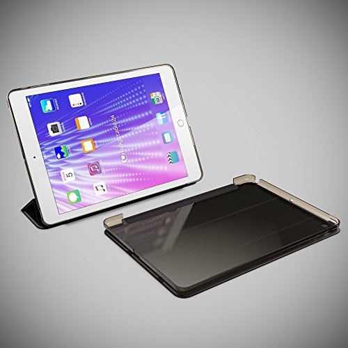 Apple iPad Air 1 Hülle Smart-Case von NICA, Ultra-Slim Cover Dünne Tablet Schutzhülle, Kunst-leder Hardcase Multi-Ständer Tasche, Display-Schutz & Backcover Flip-Case Klapphülle Sleeve – Schwarz - 6
