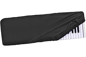 Musiin Housse anti-poussière pour clavier de piano à 49 touches, compatible avec Nektar Impact LX49+, Roland A-500PRO, Nektar Panorama T4 49, Chinlon de luxe, anti-poussière et anti-rayures, toucher