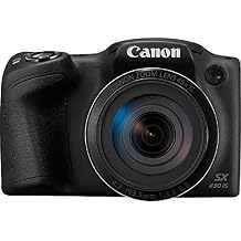 Canon PowerShot SX430B 20MP Digital Camera with 45x Optical Zoom (Black) + 16GB Memory Card + Camera Case