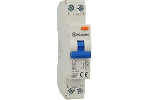 A2ZWORLD SANDASDON SD-SNR/40-C16 Interruptor Diferencial Salvavidas 1P+N 40A C16 1M 1 Módulo DIN