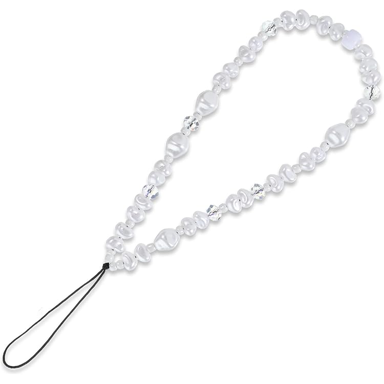 Aestustheri 3PCS Phone Wrist Straps - Crystal Beads Wrist Straps - Sparkling Phone Strap