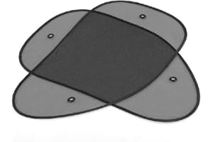 Huamengyuan Voiture Avant/ArrièRe FenêTre LatéRale Pare-Soleil,Pare-Soleil Anti-Moustiques pour Voiture Pare-Soleil à Ventouse pour FenêTre LatéRale De Voiture Pare-Soleil De Voiture en Maille